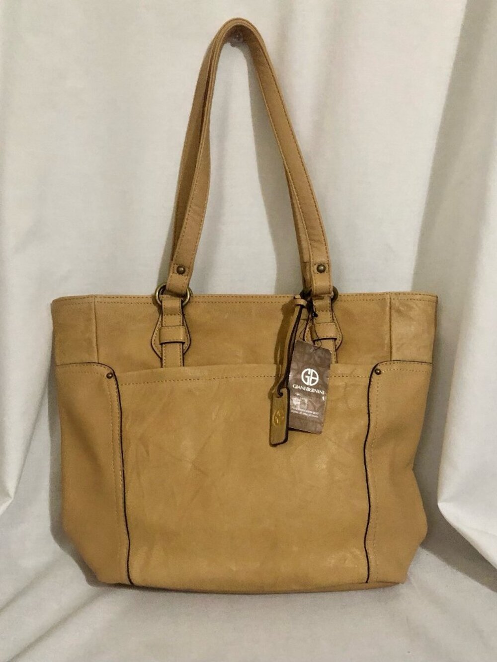 Giani Bernini Sandalwood Genuine Leather Tote